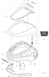 robotic-lawnmower-1200r flymo-electric-rotary-mowers part diagram