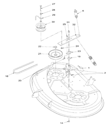 17538-side-discharge heritage-tractors part diagram