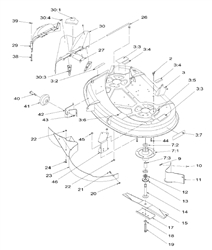 17538-side-discharge heritage-tractors part diagram