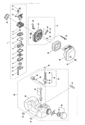 460a-brushcutter brushcutters-2 part diagram