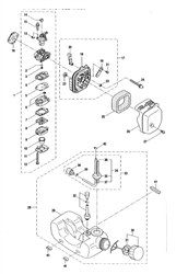 460e-brushcutter brushcutters-2 part diagram