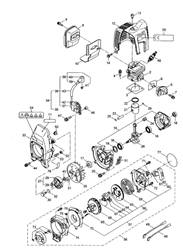 460e-brushcutter brushcutters-2 part diagram