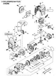 461c-brushcutter brushcutters-2 part diagram