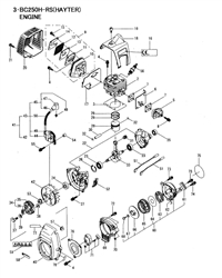 462c-brushcutter brushcutters-2 part diagram