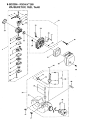 462c-brushcutter brushcutters-2 part diagram