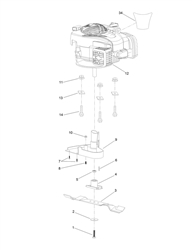 46cm-610-lawnmower osprey-46-lawnmowers part diagram