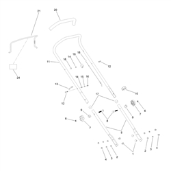 46cm-610-lawnmower osprey-46-lawnmowers part diagram