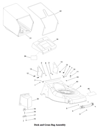 46cm-610-lawnmower osprey-46-lawnmowers part diagram