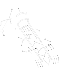 46cm-610-lawnmower osprey-46-lawnmowers part diagram