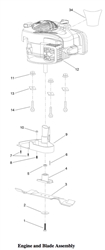 46cm-610-lawnmower osprey-46-lawnmowers part diagram