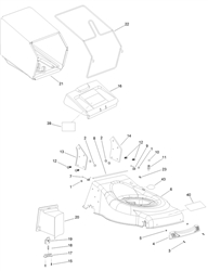 46cm-610-lawnmower osprey-46-lawnmowers part diagram