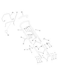 46cm-611-lawnmower osprey-46-lawnmowers part diagram