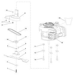 46cm-611-lawnmower osprey-46-lawnmowers part diagram