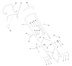 46cm-611-lawnmower osprey-46-lawnmowers part diagram