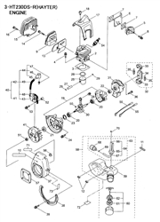 470-ht230ds-r-hedgetrimmer hedgetrimmers part diagram