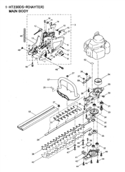 470-ht230ds-r-hedgetrimmer hedgetrimmers part diagram