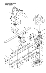 471-ht230s-hedgetrimmer hedgetrimmers part diagram