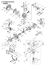 471-ht230s-hedgetrimmer hedgetrimmers part diagram