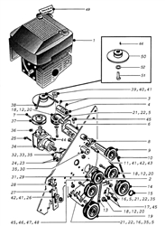 ambassador-cylinder-lawnmower ambassador-cylinder-lawnmowers part diagram