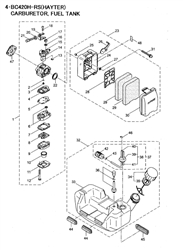 bc250h-rs-brushcutter-463c brushcutters-2 part diagram