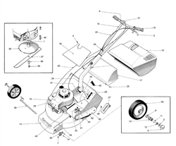 harrier-2-19-046 harrier-2-19-lawnmowers part diagram