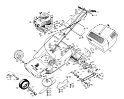 harrier-2-19-083 harrier-2-19-lawnmowers part diagram