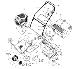 harrier-2-19-216 harrier-2-19-lawnmowers part diagram