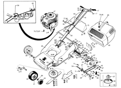 harrier-2-19-216 harrier-2-19-lawnmowers part diagram