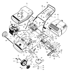 harrier-2-19-226 harrier-2-19-lawnmowers part diagram
