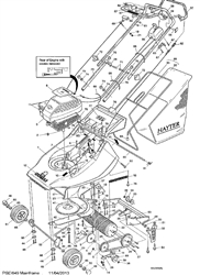 harrier-41-305-lawnmower harrier-41-lawnmowers part diagram