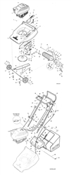 harrier-41-305-lawnmower harrier-41-lawnmowers part diagram