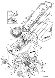 harrier-41-306-lawnmower harrier-41-lawnmowers part diagram