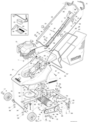 harrier-41-306-lawnmower harrier-41-lawnmowers part diagram