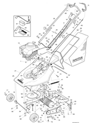 harrier-41-307-lawnmower harrier-41-lawnmowers part diagram