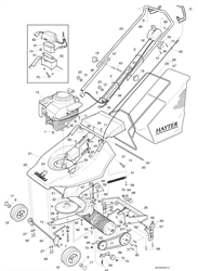 harrier-41-307-lawnmower harrier-41-lawnmowers part diagram