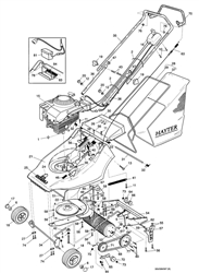 harrier-41-307-lawnmower harrier-41-lawnmowers part diagram