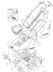 harrier-41-307-lawnmower harrier-41-lawnmowers part diagram