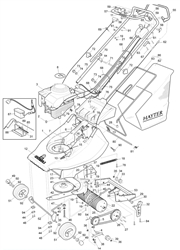 harrier-41-307-lawnmower harrier-41-lawnmowers part diagram