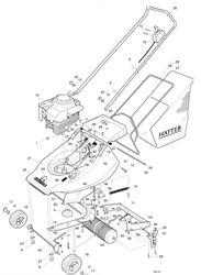 harrier-41-308-lawnmower harrier-41-lawnmowers part diagram