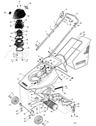 harrier-41-311-lawnmower harrier-41-lawnmowers part diagram