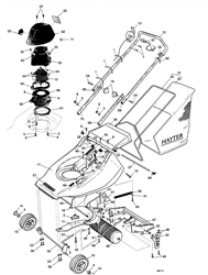 harrier-41-311-lawnmower harrier-41-lawnmowers part diagram