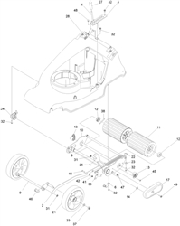 harrier-41-374-push harrier-41-lawnmowers part diagram