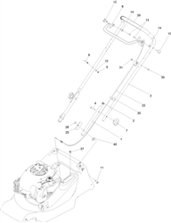 harrier-41-374-push harrier-41-lawnmowers part diagram