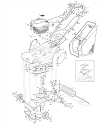 harrier-41-410-lawnmower harrier-41-lawnmowers part diagram
