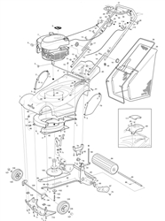 harrier-41-410-lawnmower harrier-41-lawnmowers part diagram