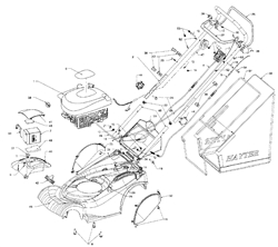 harrier-41-410-lawnmower harrier-41-lawnmowers part diagram