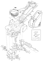 harrier-41-410-lawnmower harrier-41-lawnmowers part diagram