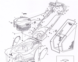 harrier-41-410-lawnmower harrier-41-lawnmowers part diagram