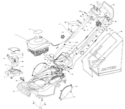harrier-41-410-lawnmower harrier-41-lawnmowers part diagram