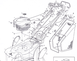 harrier-41-411-lawnmower harrier-41-lawnmowers part diagram